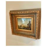 Douglas Oil Painting Venice Scene 19 1/2” W, 18” H. $240 