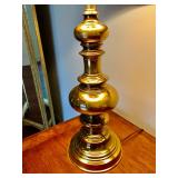 Brass Lamp 30” H, $120 