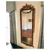 Louis XV Gilded Mirror 60” H, 23” W. $380 