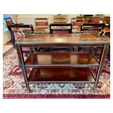 Louis XVI Style Bar Cart by Henredon 42 1/2" W, 33 3/4" H, 18" D. $1,200