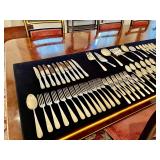 Kirk steiff sterling set old maryland Engraved 78 pieces $3,850 (Firm Price) 4,458 Grams