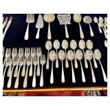 Kirk steiff sterling set old maryland Engraved 78 pieces $3,850 (Firm Price) 4,458 Grams