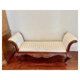 Carved Silk Settee 61