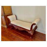 Carved Silk Settee 61