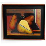 Gilberto Rebaza Oil On Canvas Still Life Painting