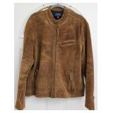 Polo Ralph Lauren Brown Suede Cafe Racer Jacket