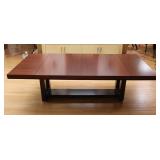 Custom- Made Modern Mahogany Extendable Dining Table 