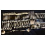 Sterling Silver Royal Danish Flatware Set By International Silver Company - Service For 12