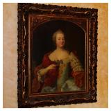 Antique Queen Maria Theresa Oil on Canvas