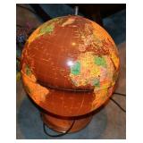 Vintage Lighted Globe 
