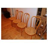 Wicker Oak Chairs