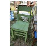 vintage green chair!