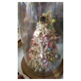 vintage Christmas tree in cloche 