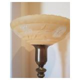old torch lamp thistle shade