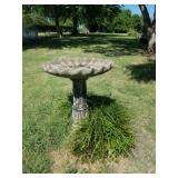 old birdbath