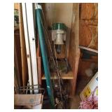 fishing poles and lures