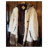 vintage rabbit coat