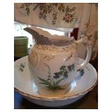 wash bowl and pitcher