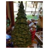 ceramic Christmas light up trees