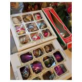 vintage Christmas ornaments