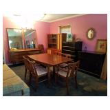 JUSTIN ESTATE SALE TONS OF MID CENTURY FURNITURE POTTERY RECORDS VINTAGE & MORE