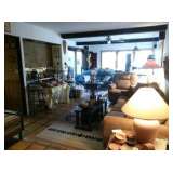 Mission Style Decor Estate Sale 50 Years Accumulation of a Crafter, Hostess, and Seamstress