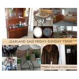 50% OFF GATE CODE #2222 GARLAND ESTATE SALE LOVELY HOME DECOR AND OUTDOOR PARADISE