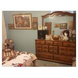 ALLEN ESTATE SALE: PAINTINGS, KINKADE, BOLTS OF FABRIC, APPLIANCES, MID CENTURY PIECES