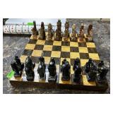 KOREAN VTG MARBLE CHESS SET