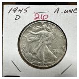 WALKING LIBERTY SILVER HALF DOLLAR