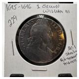 1695-96 SILVER 1 CROWN 