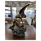 ANGELO BASSO PLAYMATES BRONZE SCULPTURE LISTED