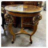 STUNNING CLASSICAL RAMS HEAD LAMP TABLE