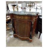 MARBLE TOP FRENCH CONSOLE TABLE NOTE