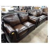 LEATHER SOFA / LOVESEAT