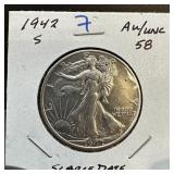 WALKING LIBERTY SILVER HALF DOLLAR