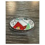 sterling silver brooch / pin 