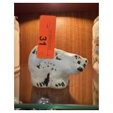 HENRIK ALLERT SCULPTURE POLAR BEAR FOR PENTIK 