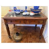 ANTIQUE ENGLISH LIBRARY DESK 