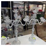 crystal candleabras