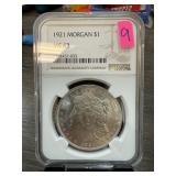 TUE NIGHT JEWELRY AND COIN AUCTION NICE MORGANS HALVES