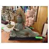 ANTIQUE JADE BUDDHA