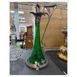 ART NOUVEAU GLASS PITCHER 