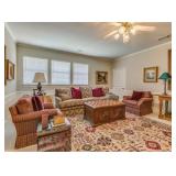 LEATHER TUFTED OTTOMAN NOT FOR SALE