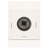 Round Metal Coin with Square Center Hole