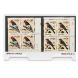 Sheet of Colorful Bird Postage Stamps