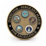 Director Sergeant Major For Excellence Challenge Coin