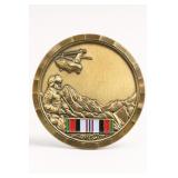 Gold-Tone Military Challenge Coin