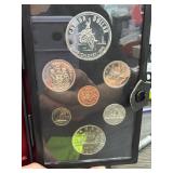 Framed Assorted Coin Set
