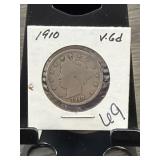 1910 Liberty Head Nickel in Holder